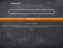 Tablet Screenshot of bootestark.de